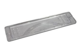 German quality number plate light lens Bus