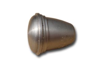 Knob for headlamp switch Brushed stainless steel finish