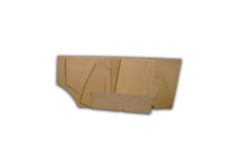 German quality set of 8 oil tempered hardboard interior door cards