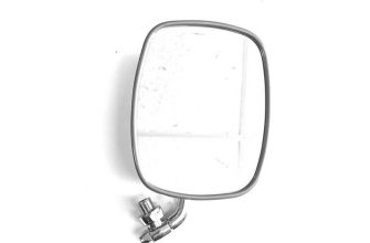 German quality chrome & stainless cab door mirror Left