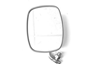 German quality chrome & stainless cab door mirror Right