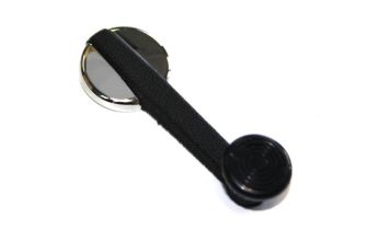 German quality deluxe chrome & black winder handle