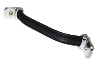 German quality bus cab door grab handle Black & Chrome