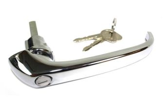 German quality chrome  locking slide door handle