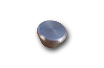 Stainless steel brushed finish dash knob