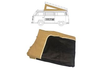 German quality Westfalia pop top canvas rear hinge in tan
