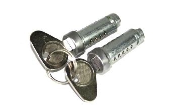 Cab door lock barrels on the same R code keys