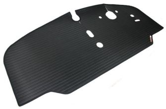 Rubber cab floor mat with a Polypropylene trim RHD Bus