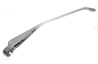 German quality domed nut style silver wiper arm
