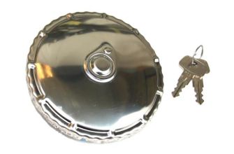 German quality stainless steel locking fuel cap 100mm neck
