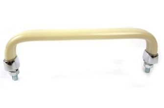 German quality dash grab handle ivory with chrome ends