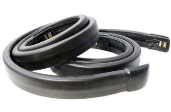 German quality bumper deluxe rubber strips front & rear Pair