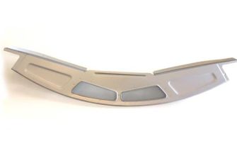 Correct front  roof gutter and vent panel