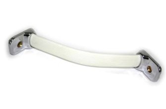 German quality bus cab door grab handle Cream & Chrome