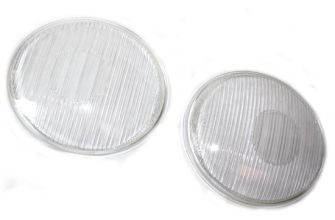 Genuine NOS Hella headlamp glass for early Beetle & Bus Sold as a Pair