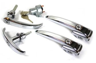 German quality handle set 2 locking cab handles Bus