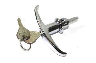 German quality rear hatch T handle with 2 E code keys