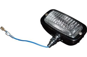 Chrome reverse light for bumper mount without E-mark