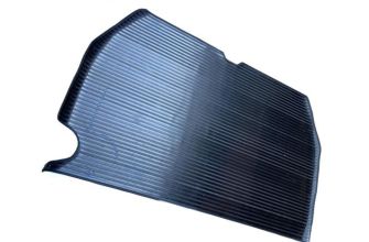 Rubber rear luggage area mat with a Polypropylene trim