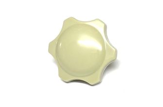 German quality heater knob Silver beige
