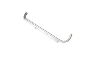 Correct fit window repair with hole for wiper spindle Left