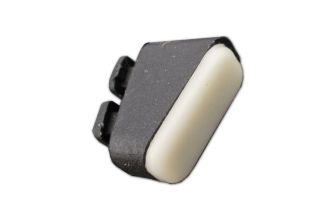 Rubber strike plate buffer not screw type