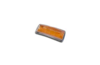 German quality orange indicator lens with OEM marking & Chrome trim Right
