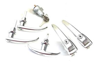 German quality complete handle set double side door Bus