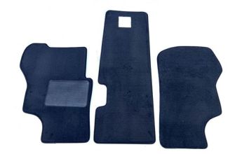 Cab floor carpet mat Black 3 piece LHD