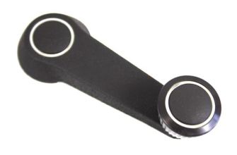 Winder handle black with chrome trim