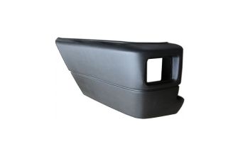 Bumper end cap black with lamp hole Left T4