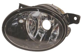 Fog light HB4 w/out lamp base left front Black T5 09/09-
