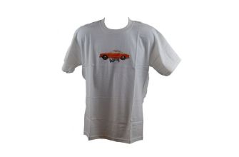 Badfish White Ghia Logo T Shirt. Size Medium