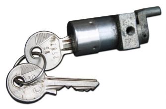 NOS sliding door security lock with key LHD 73-79