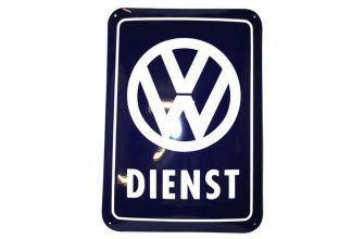 Dienst Sign German made metal wall sign