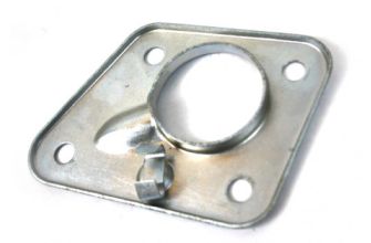 Genuine VW Used steering box reinforcement plate Bus LHD 8/73 -7/79