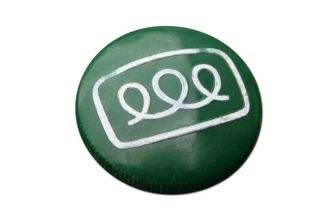 Genuine VW heated rear window switch knob insert Used Bus 68-79