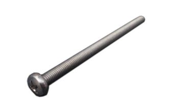 Stainless steel M4 x 45 raised cheese head machine screw