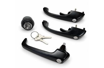 Complete lock & handle set on one set of keys T25