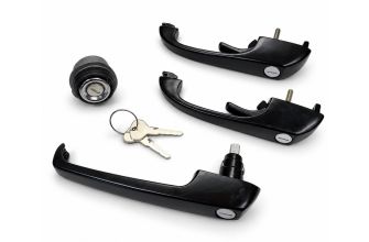 Complete lock & handle set on one set of keys T25