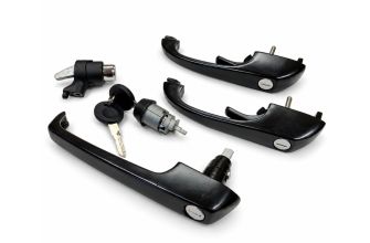 Complete lock & handle set with ignition on one set of keys t25