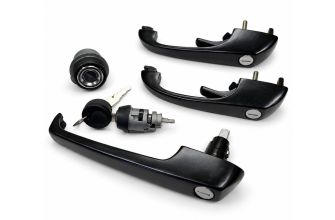 Complete lock & handle set with ignition on one set of keys T25