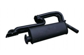 Empi single quiet pack exhaust 1700cc to 2000cc bus 72-82