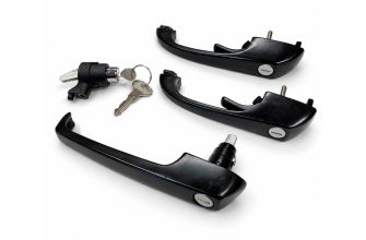 Complete lock & handle set on one set of keys t25