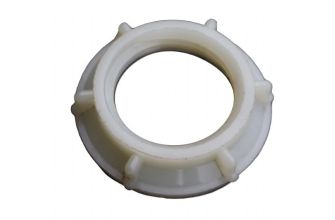 Genuine VW plastic washer bottle neck fixing collar off white 68-79